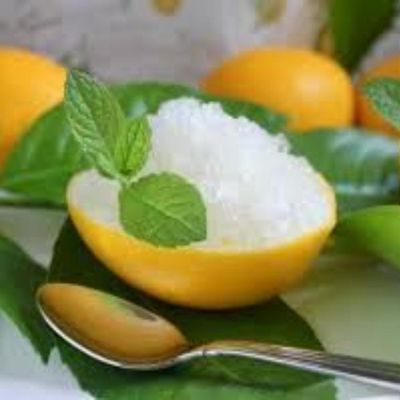 Lemon Mint Granita