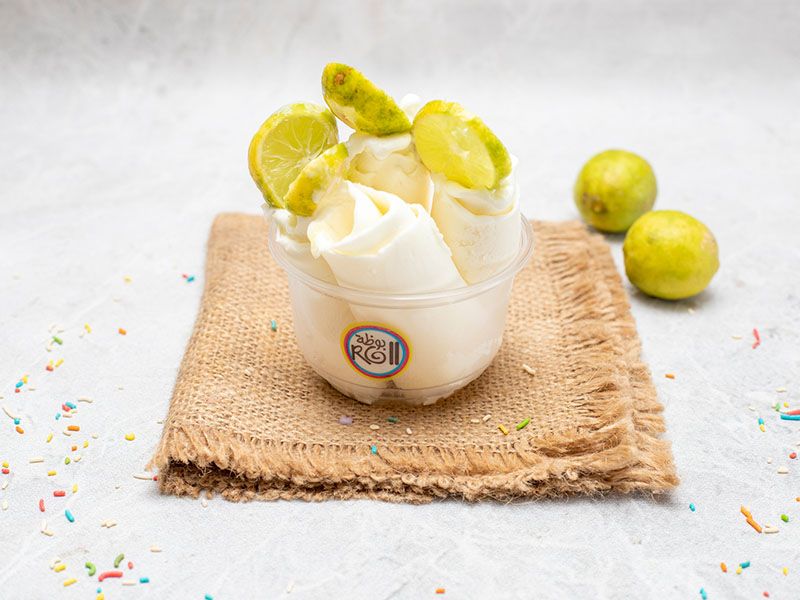 Lemon Ice Cream Roll