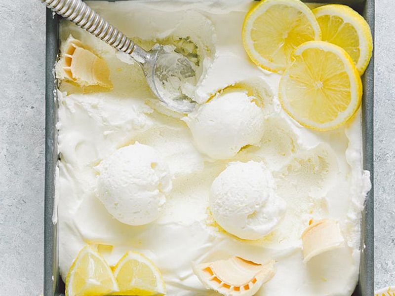 Lemon Ice Cream - 1/2 Kilo Box