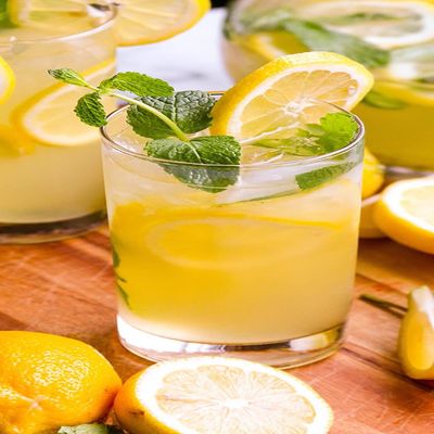 Fresh lemon juice.