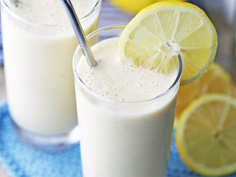Lemon With Milk Juice