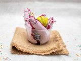Lemon and Blueberry Ice Cream Roll