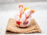 Lemon and Strawberry Ice Cream Roll
