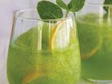 lemon with mint juice