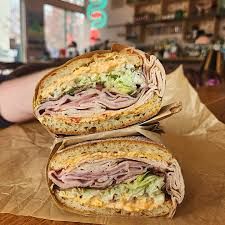 Levantine smoked turkey sandwich