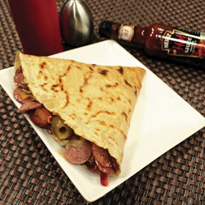 Light meat cocktail Crepe