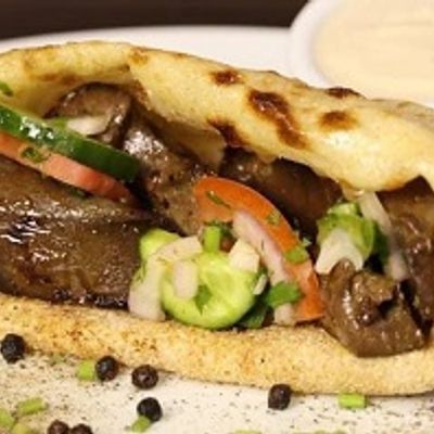Liver And Kidney Baladi Sandwich
