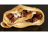 Liver And Oriental Sausage Crepe