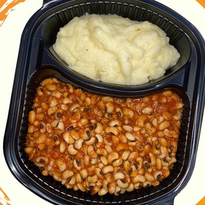 Lobia And Mashed Potato Meal