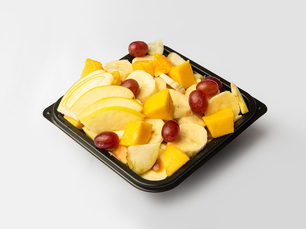Rice Pudding With Fruit Salad