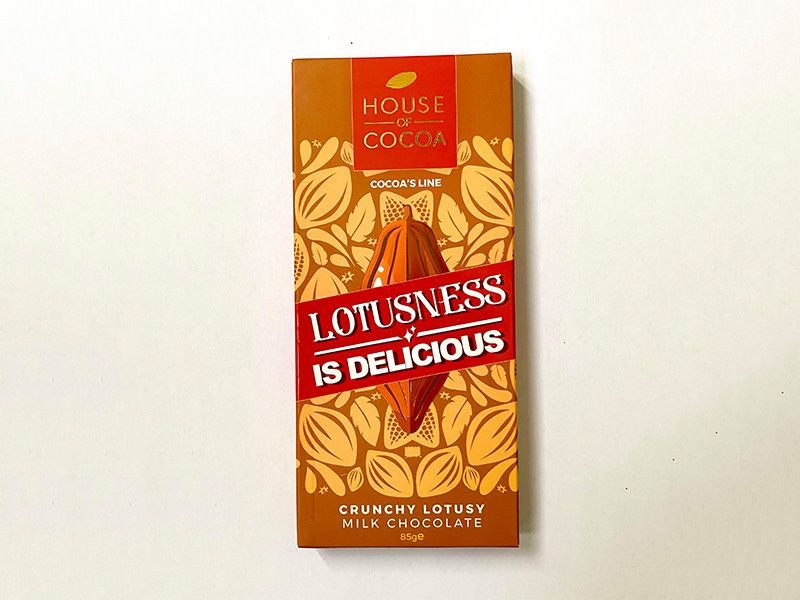 Cocoa's Lotus Chocolate Bar