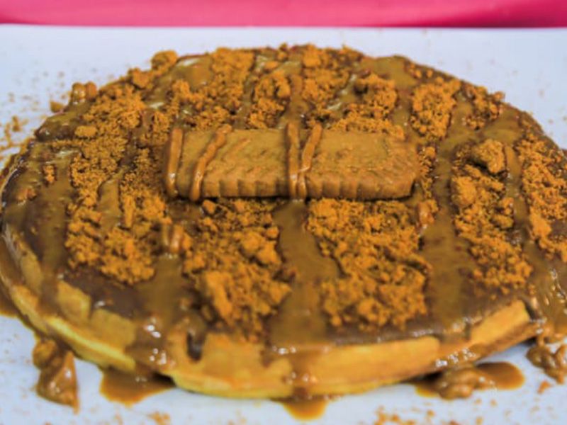 Lotus biscuit waffle
