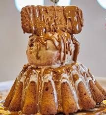 Lotus Molten Cake With Vanilla Ice Cream