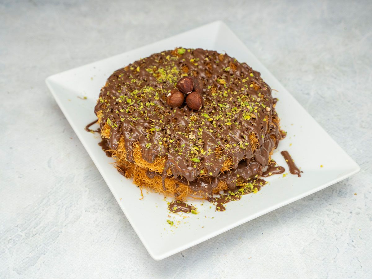 Kunafa With Nutella Form