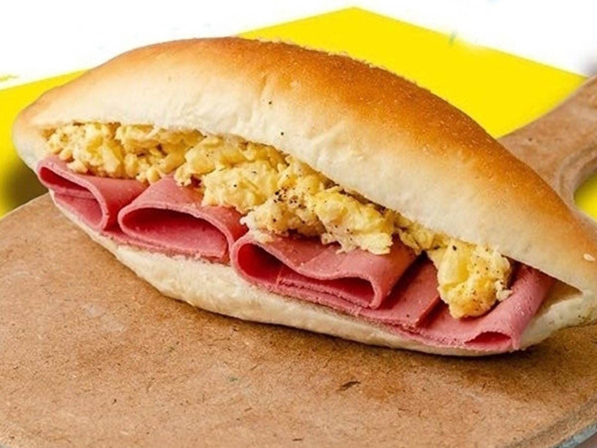 Luncheon egg sandwich