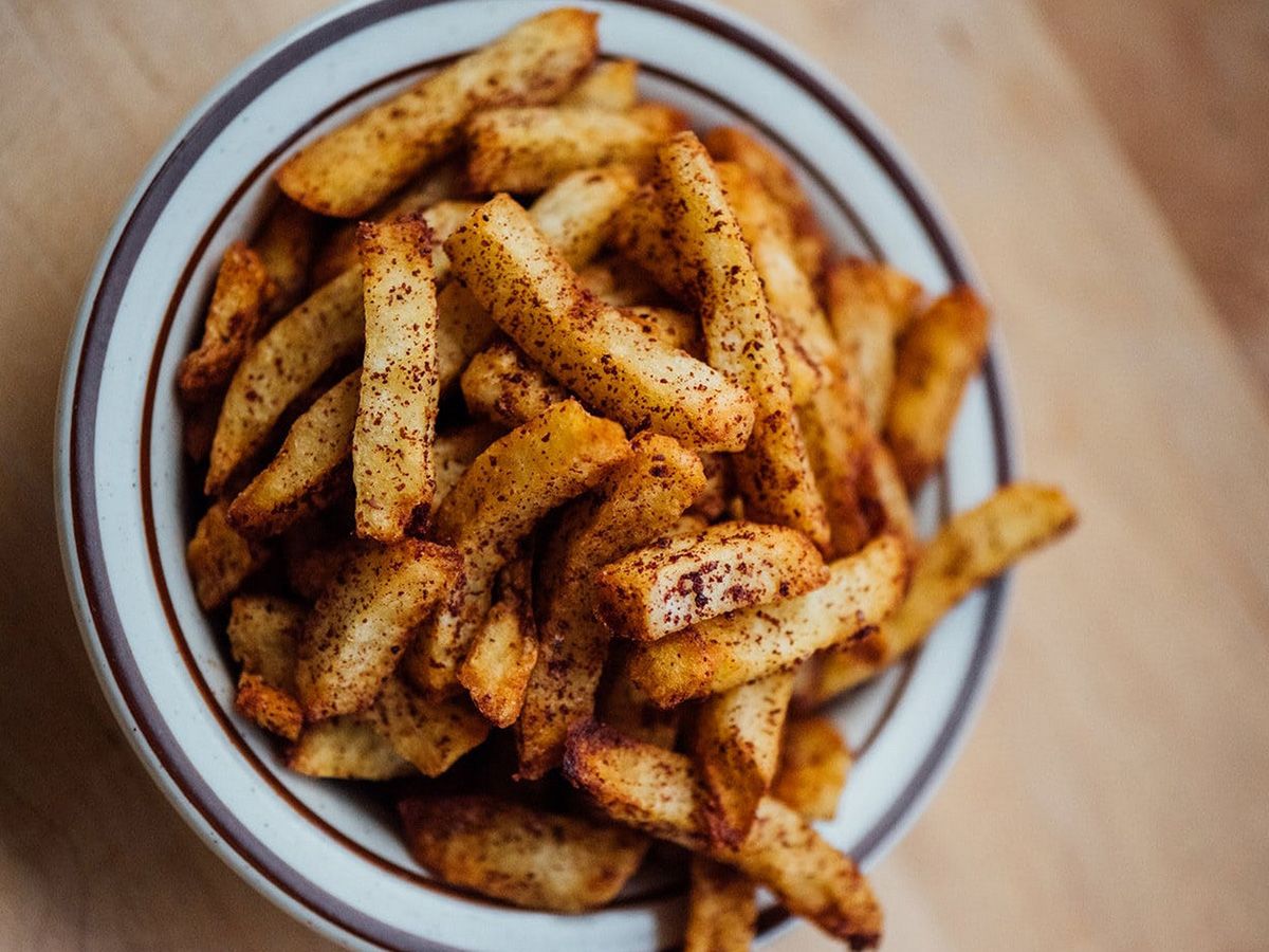 Lux Pommes Frites Potato sandwich