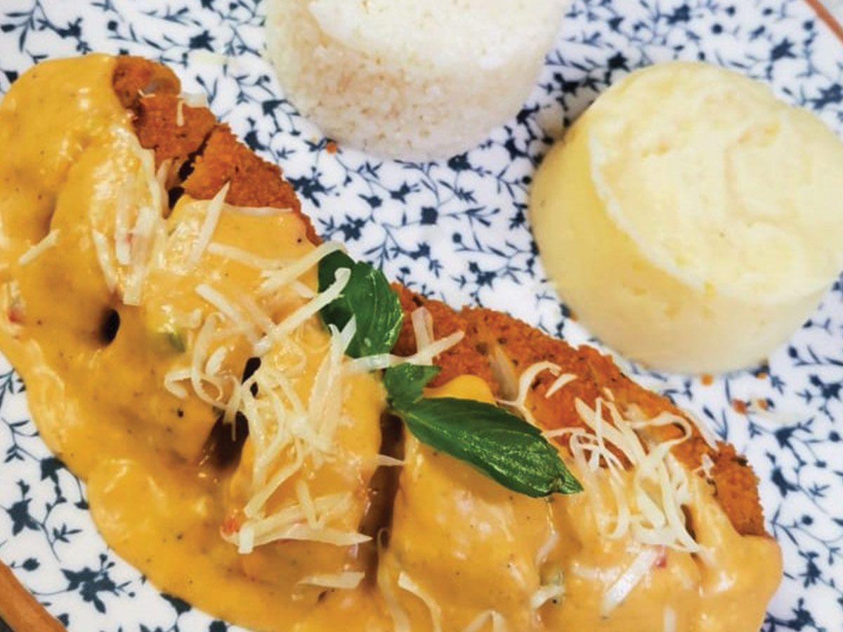 Cordon Bleu Chicken dish