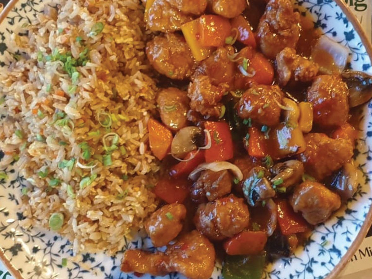 Sweet and Sour Chicken dish