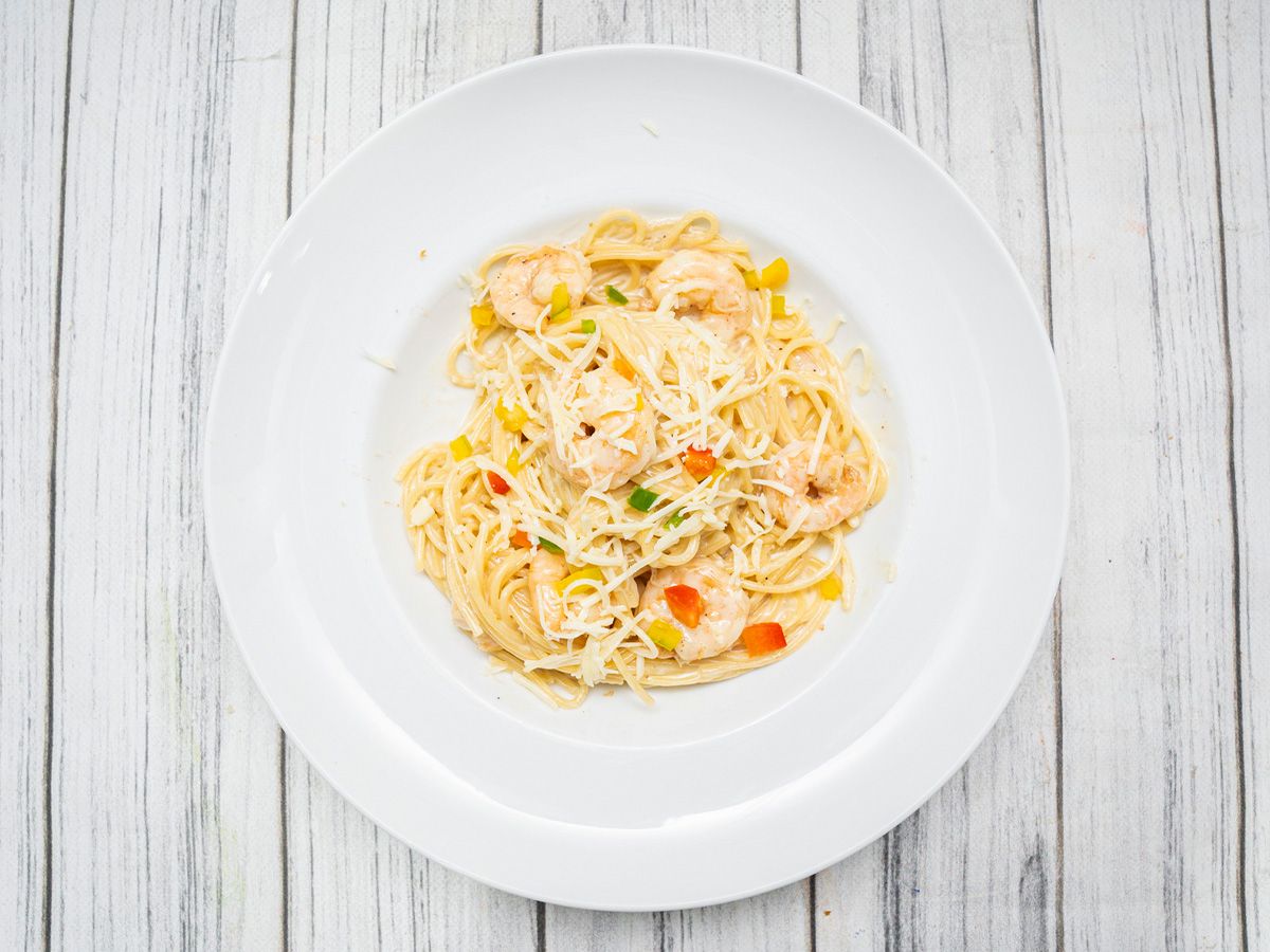 Shrimp Pasta With Rose Shrimp Sauce