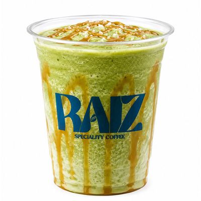 Matcha Salted Caramel Frappe