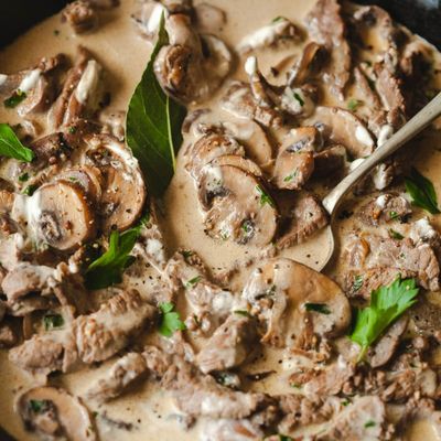Beef Stroganoff