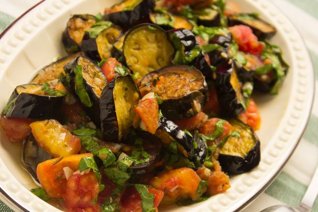 fried eggplant with Mixture