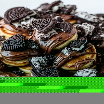 MINI PANCAKES NUTELLA OREO