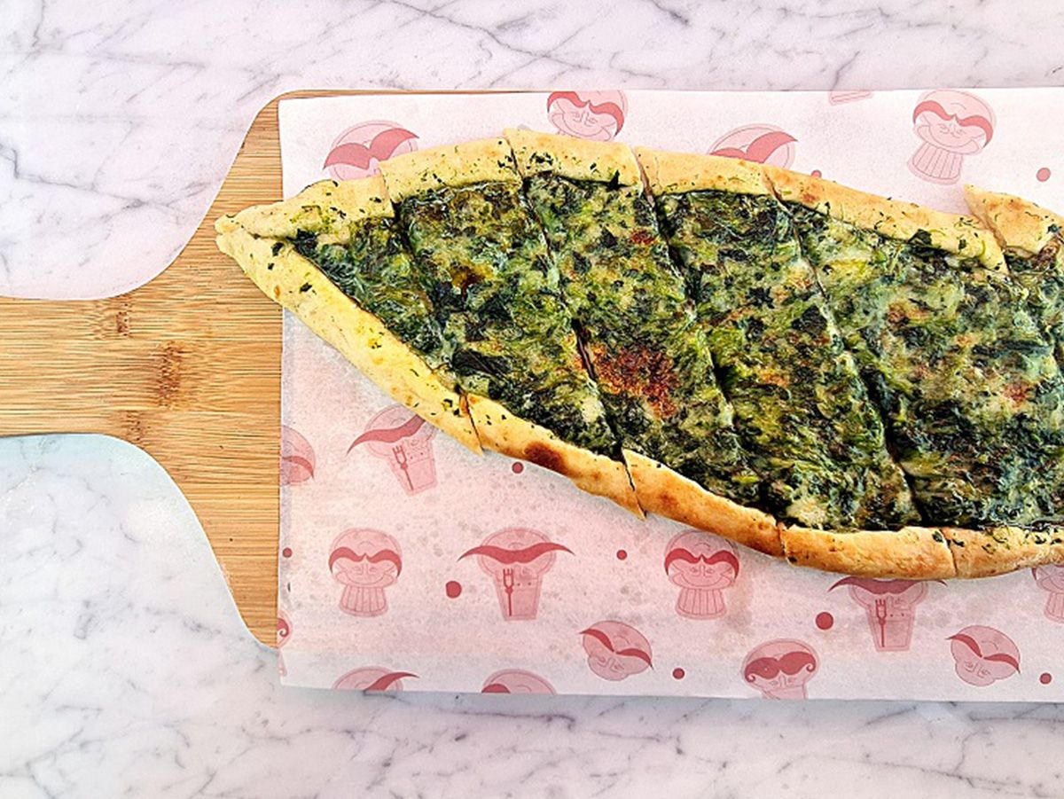 Pide Spinach