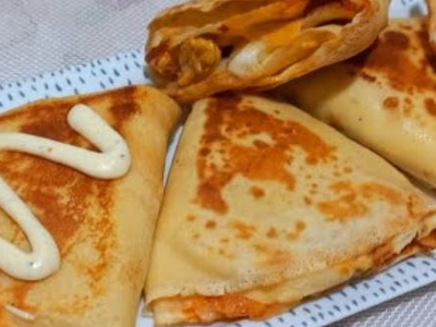 Chicken Fajita Crepe