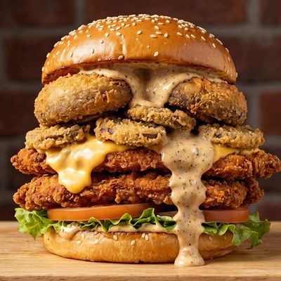 Mushroom Crunchy chicken