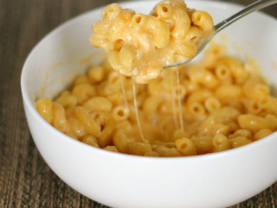 Burger And Mushroom Mac And Cheese
