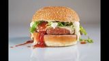 Mac Plain burger sandwich