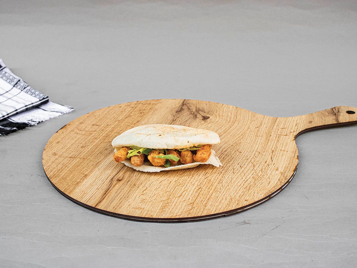 potato Pane with fried egg sandwich