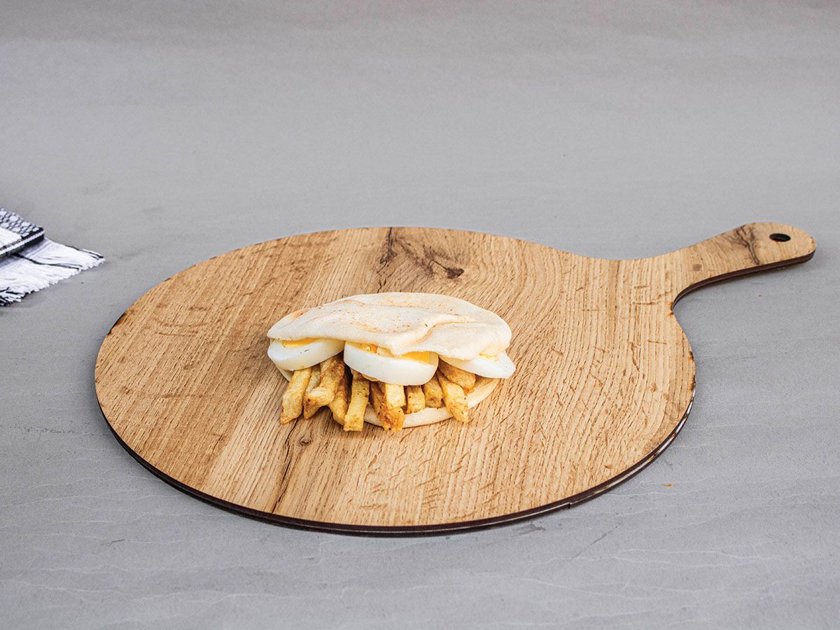 Potato With Egg Sandwich