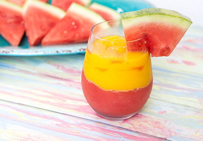 Watermelon With Mango Smoothie