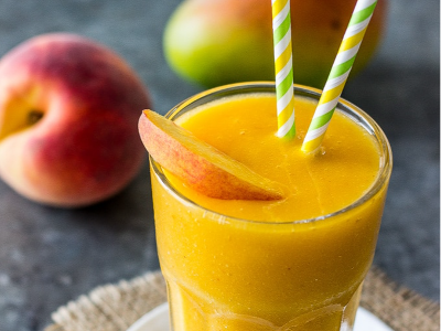 Peach With Orange Smoothie
