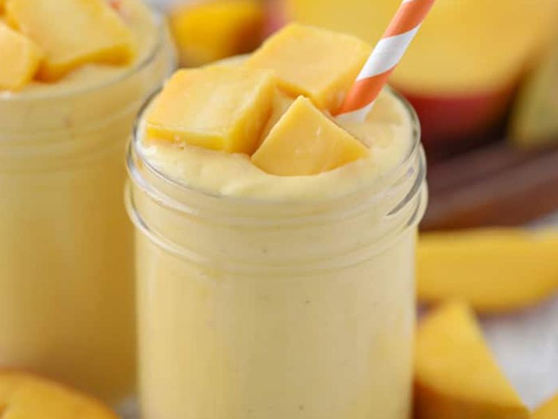 Mango With Banana Juice