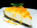 Mango Cheesecake Slice