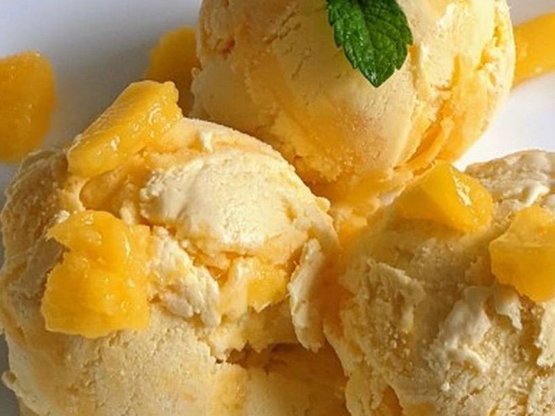 Mango Ice Cream - 1/2 Kilo Box