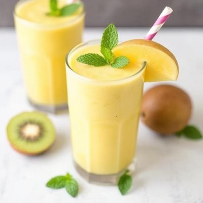 Mango Kiwi Mint Smoothie