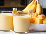 Mango With Banana Juice