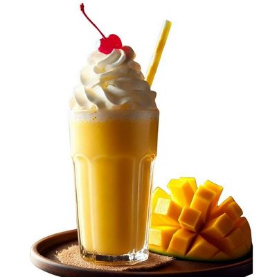 Mango With Coffee With Ice Cream