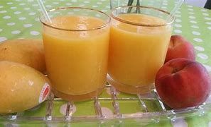 Mango With Peach Juice