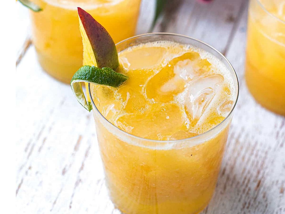 Large mango cocktail
