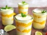 Mango cream milkshake