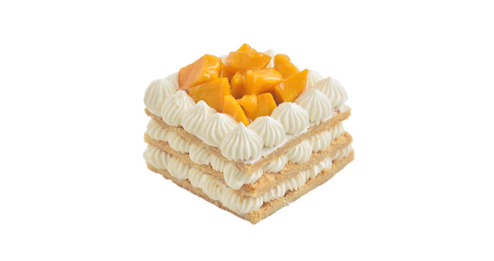 Mango gateau millefeuille
