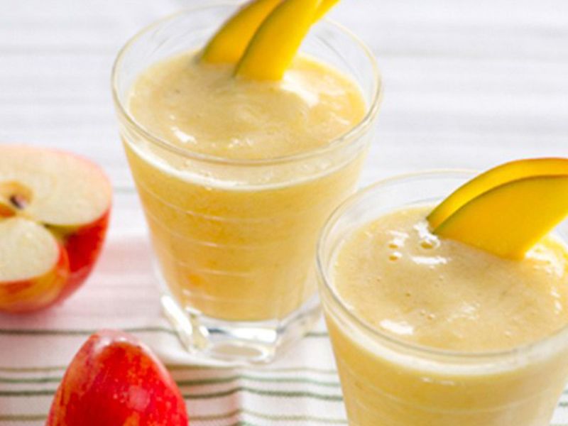 Mango With Apple Pieces Juice