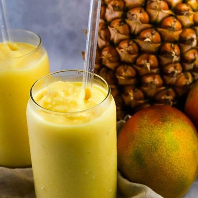 Mango with pineapple
