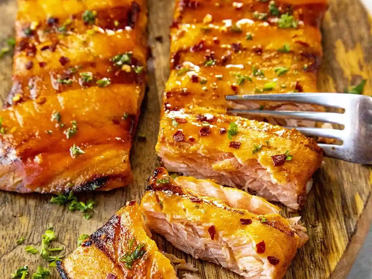 Marinated Salmon Sashimi