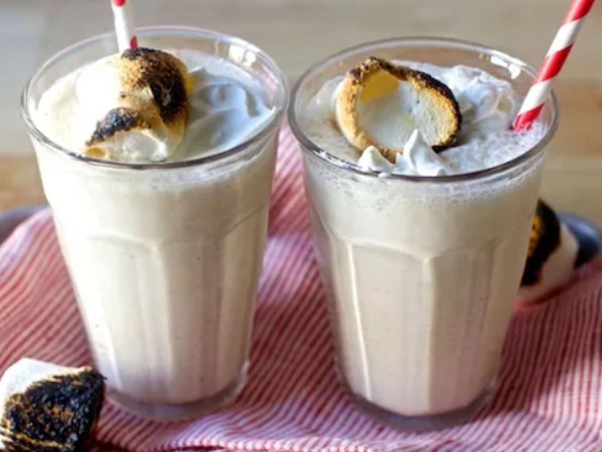 Marshmallow milkshake